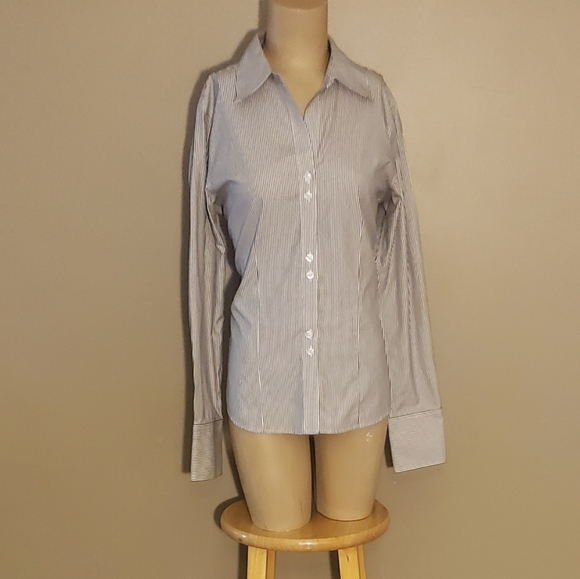 Gold Label Investments Button Down Blouse Size 8 - Picture 1 of 4